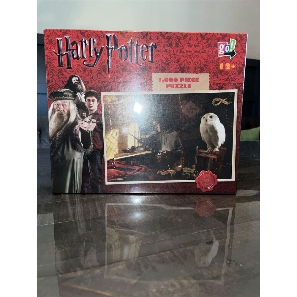 Harry Potter 1000 Piece Jigsaw Puzzle Go! Games Dumbledore Hagrid Hedwig New